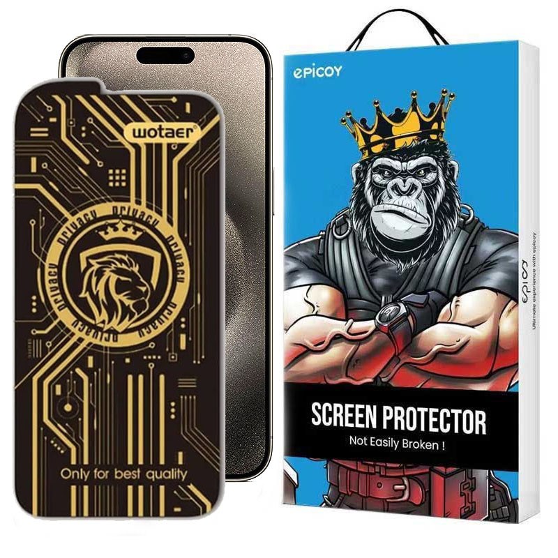 محافظ صفحه نمایش حریم شخصی اپیکوی مدل Wotaer Privacy مناسب برای گوشی موبایل اپل iPhone 15 Pro Max محافظ صفحه نمایش حریم شخصی اپیکوی مدل Wotaer Privacy مناسب برای گوشی موبایل اپل iPhone 15 Pro Max