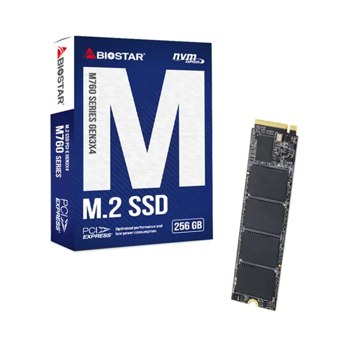 هارد SSD اینترنال بایوستار M.2 NVMe مدل M760 ظرفیت 256 گیگابایت