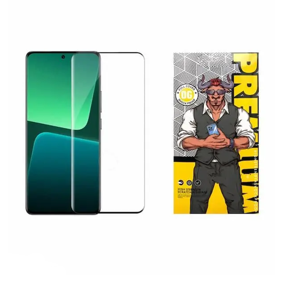 گلس گوشی شیائومی 13Pro اوجی مدل شیشه ای فول چسب 9H گلس گوشی شیائومی 13Pro اوجی مدل شیشه ای فول چسب 9H