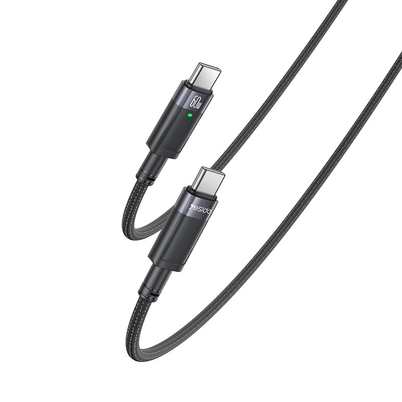 کابل USB-C یسیدو مدل AUTO POWER OFF CA160 60W طول 1.2 متر کابل USB-C یسیدو مدل AUTO POWER OFF CA160 60W طول 1.2 متر