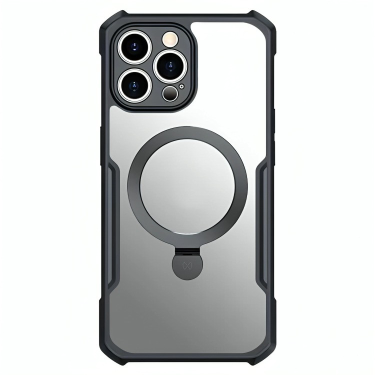کاور گوشی اپل iPhone 15 Pro Max ژاند مدل Magnetic Holder -بی رنگ کاور گوشی اپل iPhone 15 Pro Max ژاند مدل Magnetic Holder -بی رنگ
