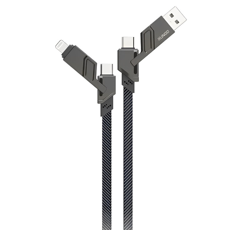 کابل یو اس بی -  تایپ سی به تایپ سی - لایتنینگ ژاند مدل XDDC-027 طول 1.5 متر