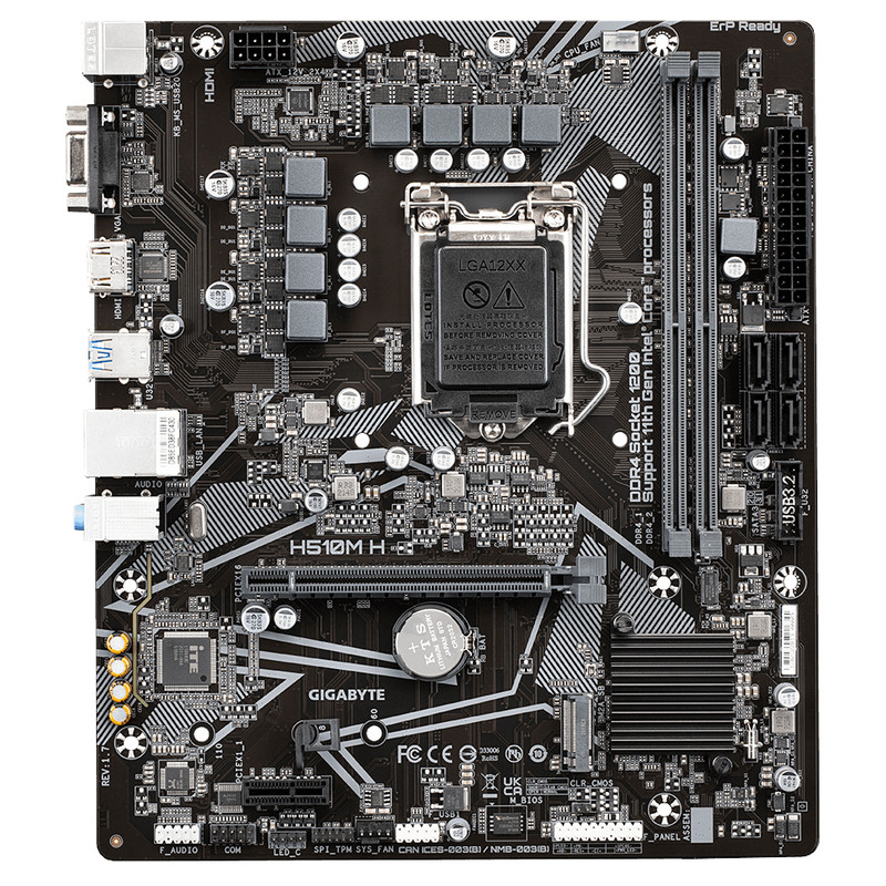 مادربرد گیگابایت مدل H510M H rev. 1.7 مادربرد گیگابایت مدل H510M H rev. 1.7