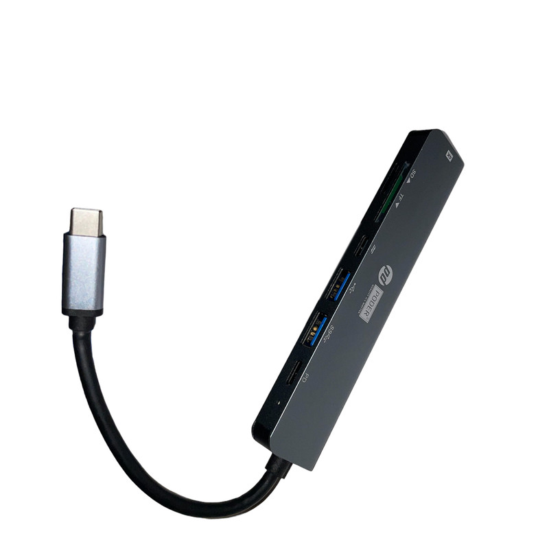 هاب USB 3.0 پودر 7 پورت مدل PD-07 هاب USB 3.0 پودر 7 پورت مدل PD-07