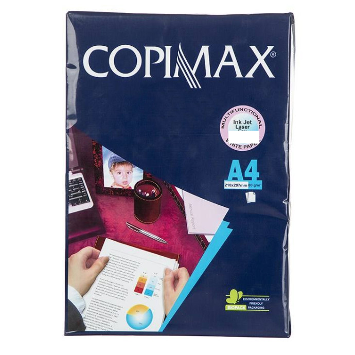 کاغذ A4 کپی مکس کد 010 بسته 100 عددی-سفید کاغذ A4 کپی مکس کد 010 بسته 100 عددی-سفید