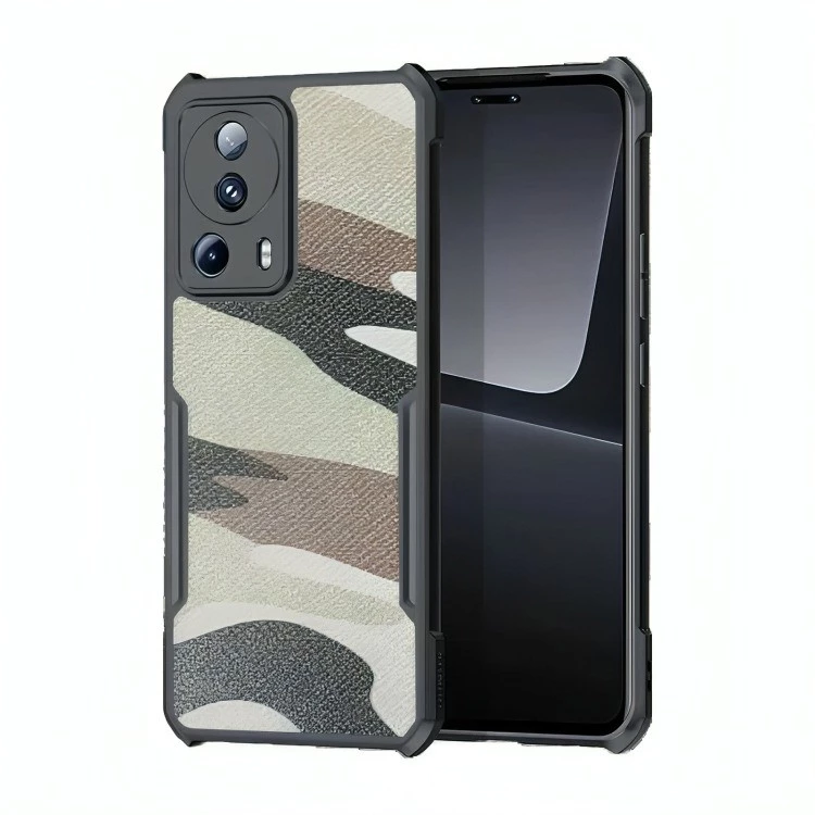 کاور گوشی شیائومی 13Lite ژاند مدل Camouflage-طوسی ارتشی کاور گوشی شیائومی 13Lite ژاند مدل Camouflage-طوسی ارتشی