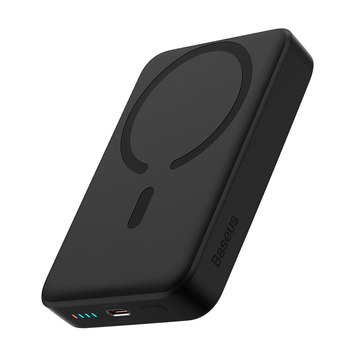 پاوربانک باسئوس مدل Magnetic Mini Wireless ظرفیت 10000 میلی آمپر ساعت-مشکی