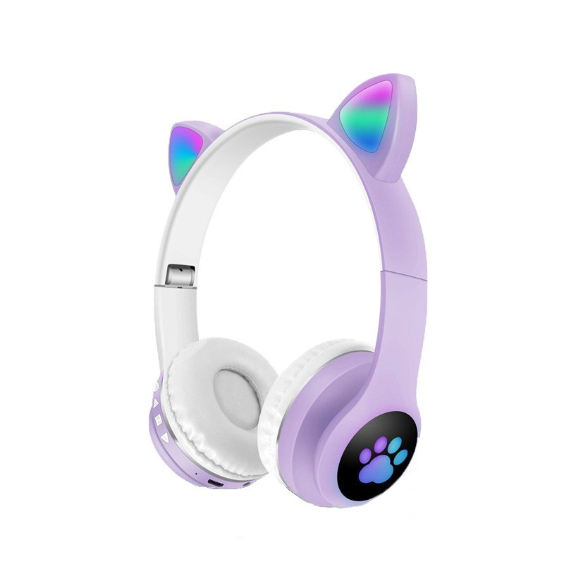 هدفون بلوتوثی مدل cat ear kids PXZ-B39M هدفون بلوتوثی مدل cat ear kids PXZ-B39M