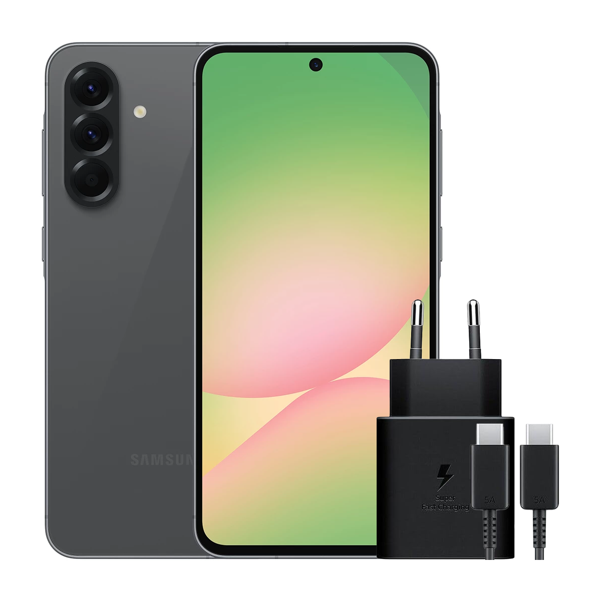گوشی موبايل سامسونگ Galaxy A56 5G ظرفیت 256 گیگابایت رم 8 گیگابایت - ویتنام - همراه با شارژر دیواری سامسونگ مدل EP-T4511 توان 45 وات گوشی موبايل سامسونگ Galaxy A56 5G ظرفیت 256 گیگابایت رم 8 گیگابایت - ویتنام - همراه با شارژر دیواری سامسونگ مدل EP-T4511 توان 45 وات
