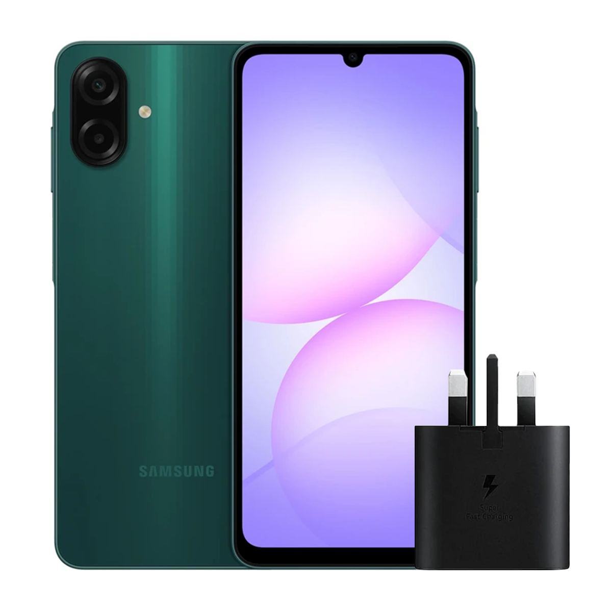 گوشی موبايل سامسونگ مدل Galaxy A07 4G ظرفیت 128 گیگابایت رم 6 گیگابایت به همراه شارژر 25 وات سامسونگ گوشی موبايل سامسونگ مدل Galaxy A07 4G ظرفیت 128 گیگابایت رم 6 گیگابایت به همراه شارژر 25 وات سامسونگ