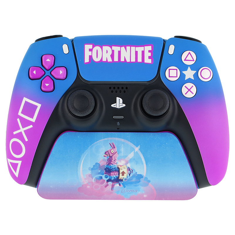 دسته بازی پلی استیشن 5 سونی مدل fortnite به همراه استند نگهدارنده دسته بازی پلی استیشن 5 سونی مدل fortnite به همراه استند نگهدارنده