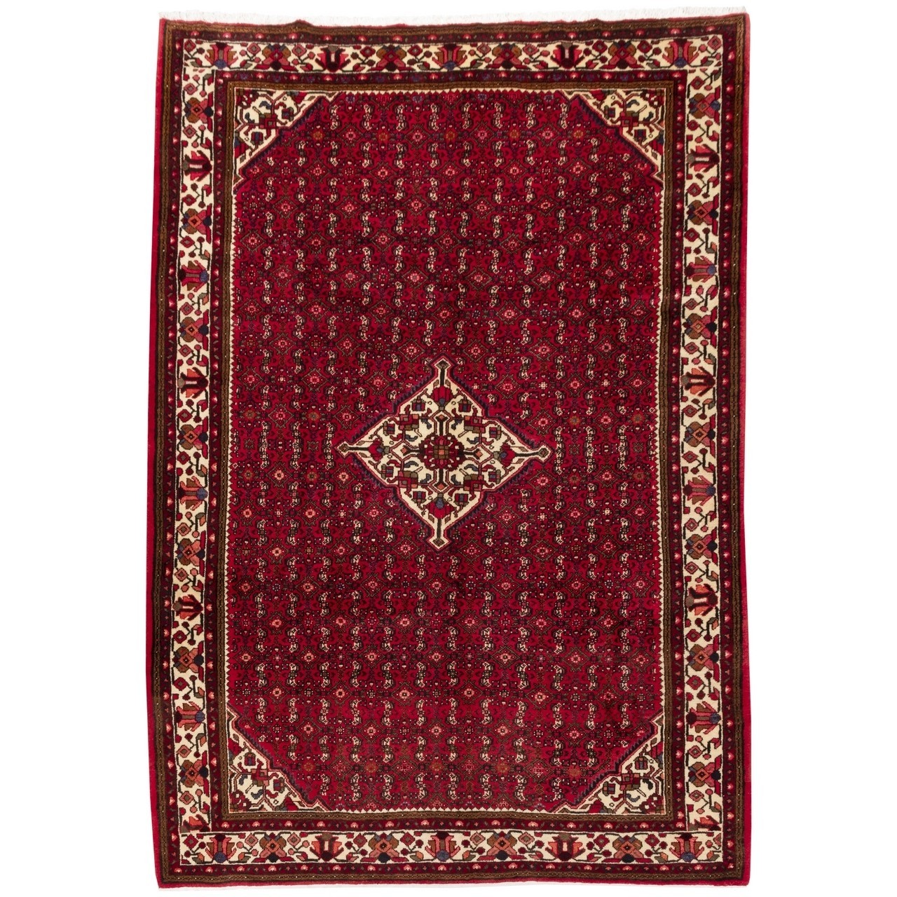فرش دستباف قدیمی هفت متری حسین آباد کد 179353