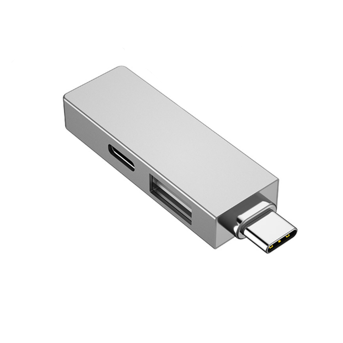 هاب USB-C ویوو 3 پورت مدل Alpha T02 Pro-خاکستری هاب USB-C ویوو 3 پورت مدل Alpha T02 Pro-خاکستری