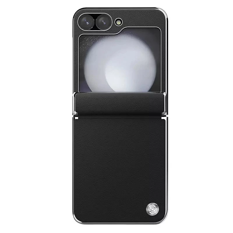کاور گوشی سامسونگ Galaxy Z Flip 6 نیلکین مدل CamShield Flip Leather -سفید کاور گوشی سامسونگ Galaxy Z Flip 6 نیلکین مدل CamShield Flip Leather -سفید