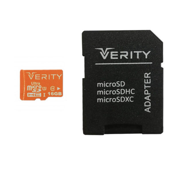 کارت حافظه microSDHC وریتی مدل high speed کلاس 10 استاندارد UHS-IU1 سرعت 95MBps ظرفیت 16 گیگابایت به همراه آداپتور SD کارت حافظه microSDHC وریتی مدل high speed کلاس 10 استاندارد UHS-IU1 سرعت 95MBps ظرفیت 16 گیگابایت به همراه آداپتور SD
