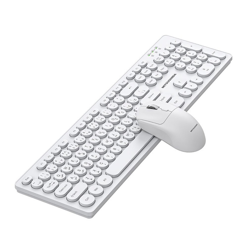کیبورد و ماوس بی سیم میتسوشیدا مدل KC-AN500 کیبورد و ماوس بی سیم میتسوشیدا مدل KC-AN500