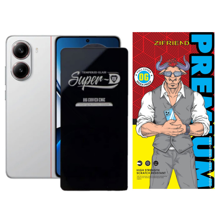 محافظ صفحه نمایش شیشه ای گوشی موبایل زیفرند مدل Super D مناسب شیائومی Redmi Turbo 4 محافظ صفحه نمایش شیشه ای گوشی موبایل زیفرند مدل Super D مناسب شیائومی Redmi Turbo 4