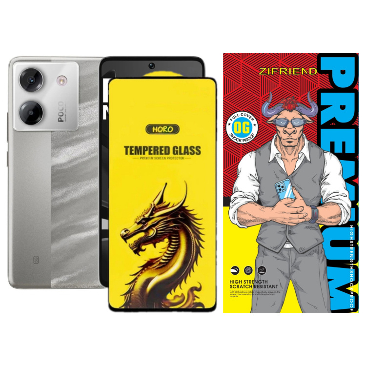 محافظ صفحه نمایش شیشه ای گوشی موبایل زیفرند مدل Gold Dragon مناسب شیائومی Poco M7 Pro 5G محافظ صفحه نمایش شیشه ای گوشی موبایل زیفرند مدل Gold Dragon مناسب شیائومی Poco M7 Pro 5G