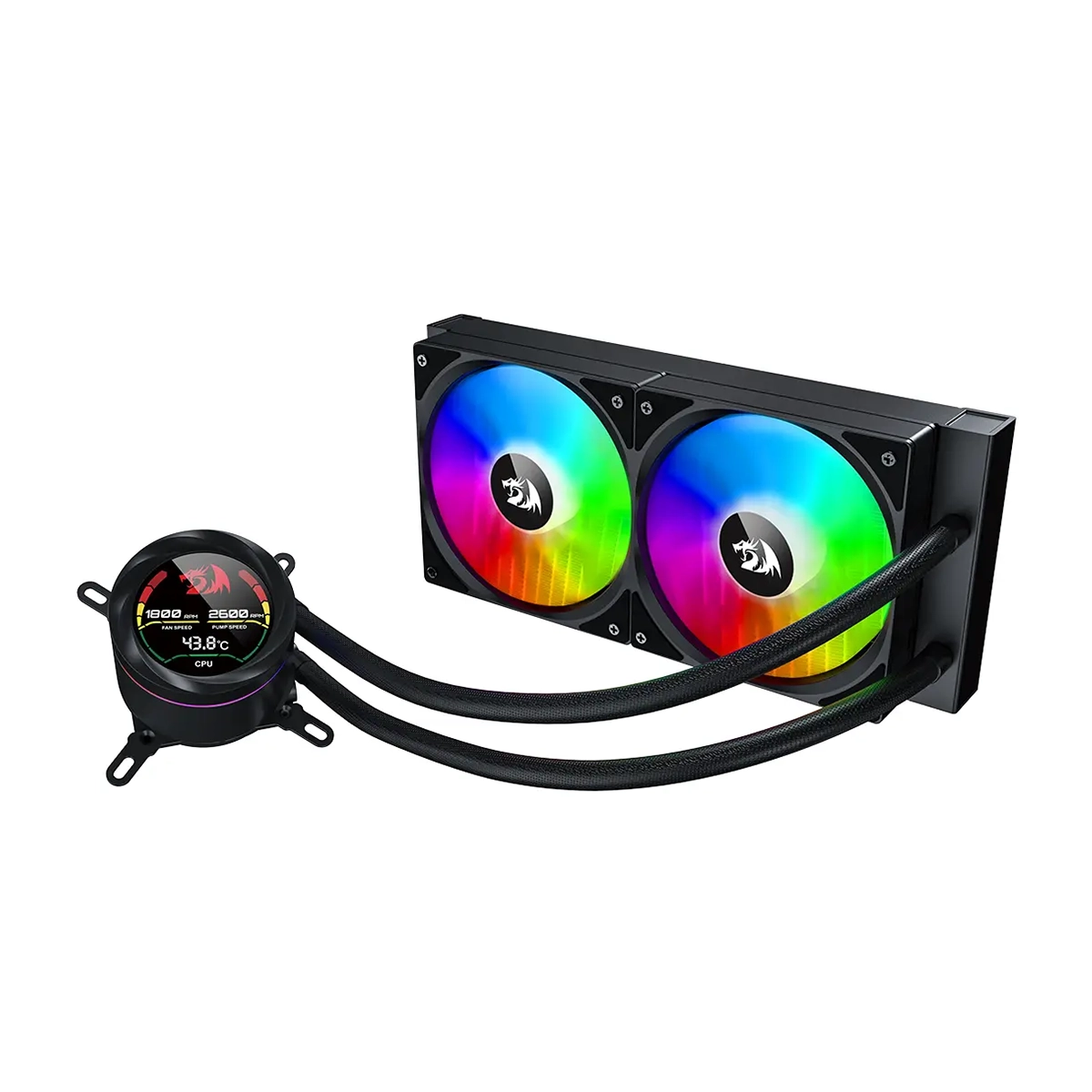 خنک کننده پردازنده مایع ردراگون مدل CCW-1019 RGB خنک کننده پردازنده مایع ردراگون مدل CCW-1019 RGB