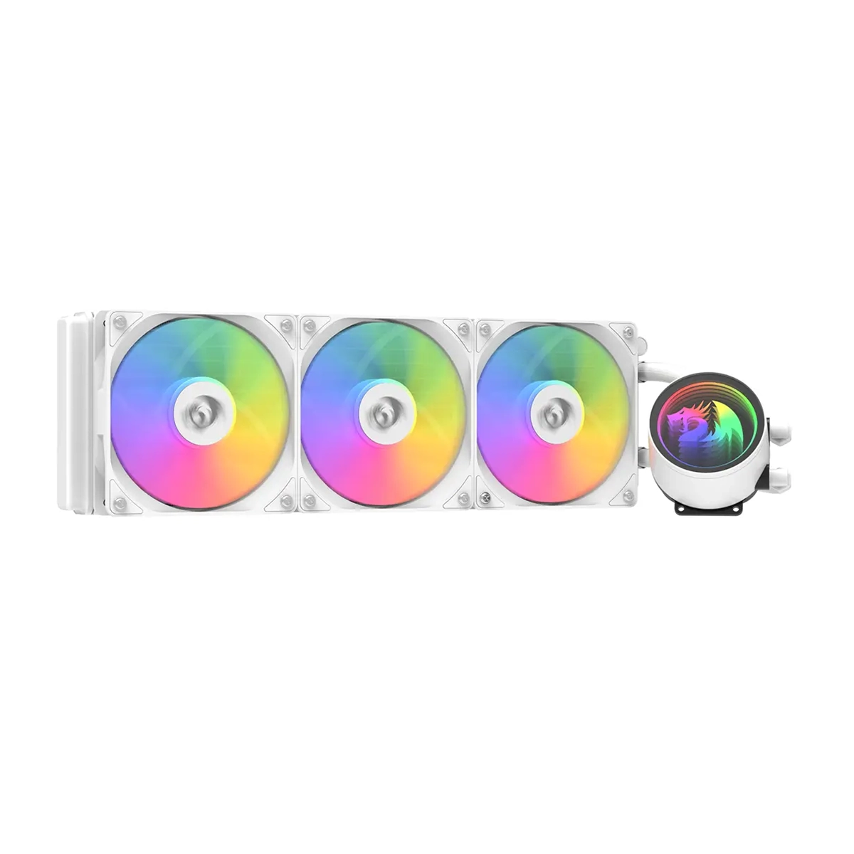 خنک کننده پردازنده مایع ردراگون مدل CCW-3013W RGB-سفید خنک کننده پردازنده مایع ردراگون مدل CCW-3013W RGB-سفید