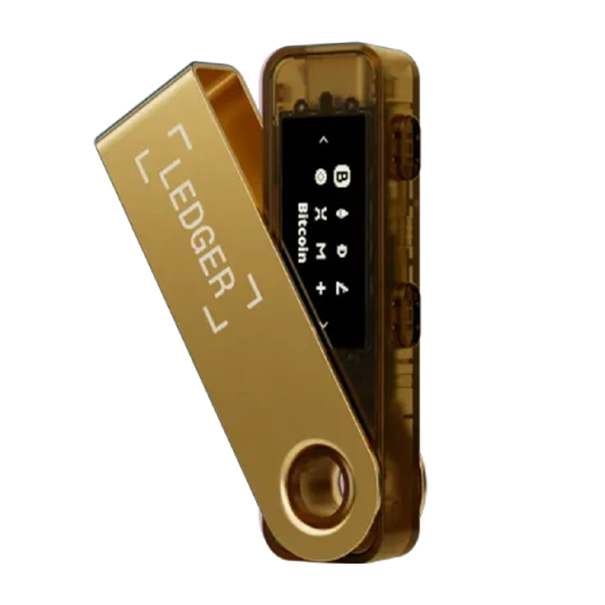 کیف پول سخت افزاری لجر مدل Nano S Plus-طلایی