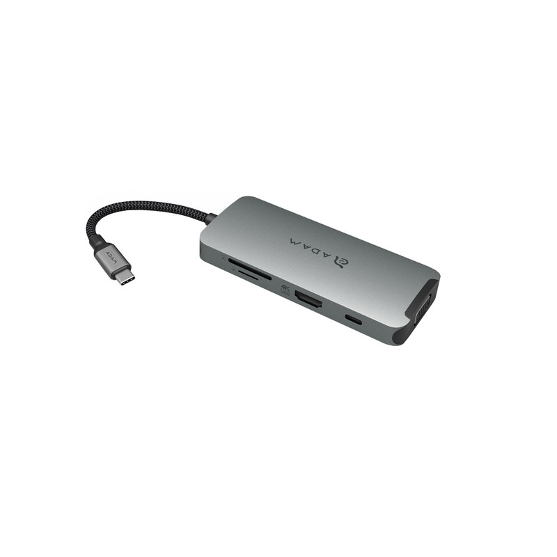 هاب USB-C آدام المنتس 8 پورت مدل CASA A08