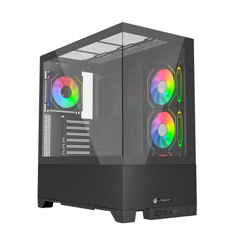کیس کامپیوتر لاجی کی مدل LK-C664B کیس کامپیوتر لاجی کی مدل LK-C664B