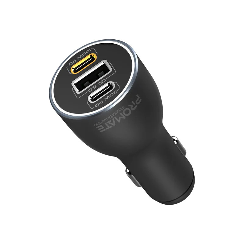 شارژر فندکی 120 وات پرومیت مدل POWERDRIVE-120 شارژر فندکی 120 وات پرومیت مدل POWERDRIVE-120