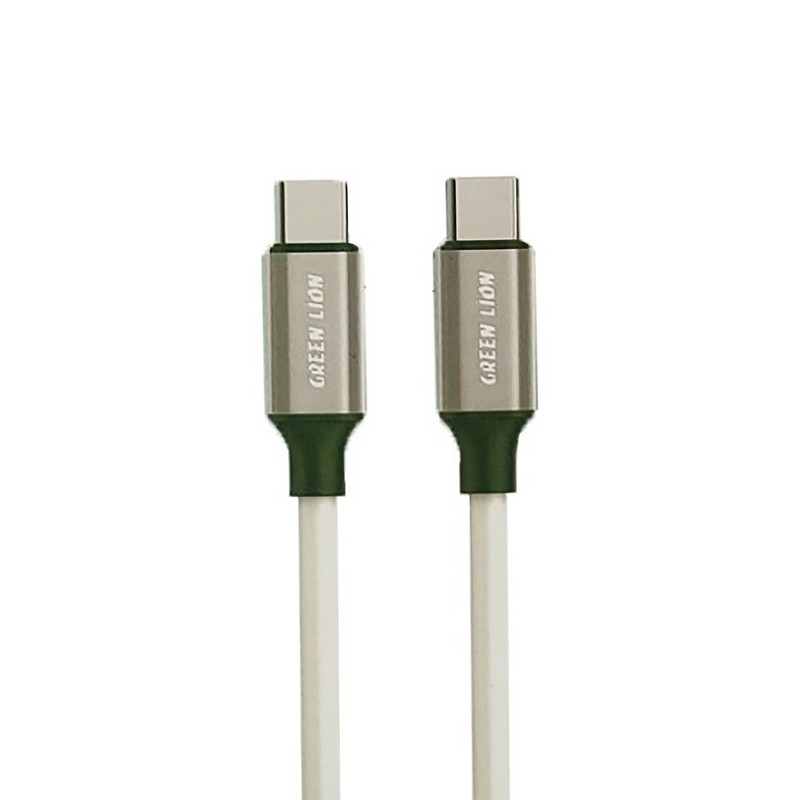 کابل تبدیل USB-C به USB-C گرین لاین مدل GNCPCTYC1MWH طول 1 متر کابل تبدیل USB-C به USB-C گرین لاین مدل GNCPCTYC1MWH طول 1 متر