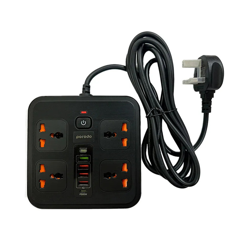 چندراهی برق پرودو مدل Super Hub 2 USB-C/4 USB-A چندراهی برق پرودو مدل Super Hub 2 USB-C/4 USB-A