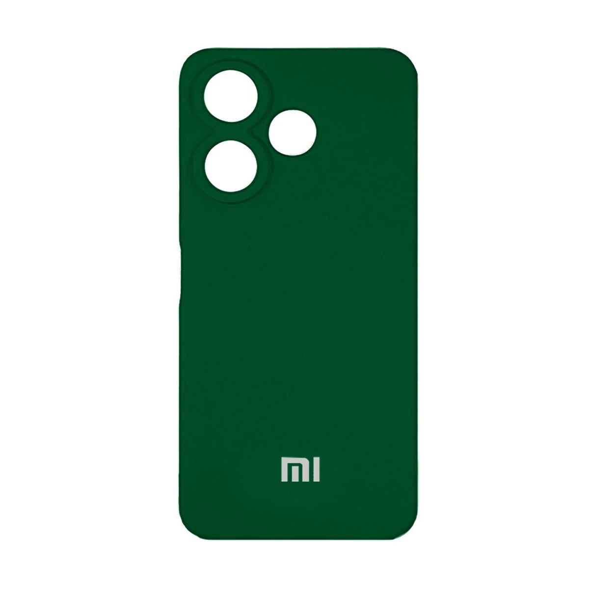 کاور گوشی پوکو Poco M6 4G مدل سیلیکونی محافظ لنزدار -سبز تیره کاور گوشی پوکو Poco M6 4G مدل سیلیکونی محافظ لنزدار -سبز تیره