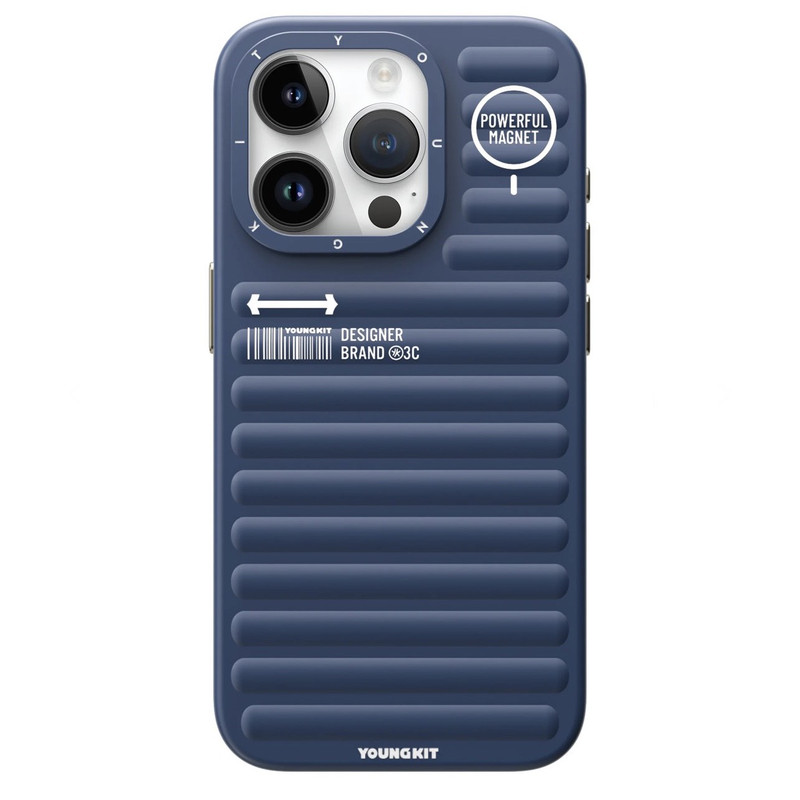 کاور گوشی اپل iphone 15 pro max یانگ کیت مدل پافر تیتانیوم