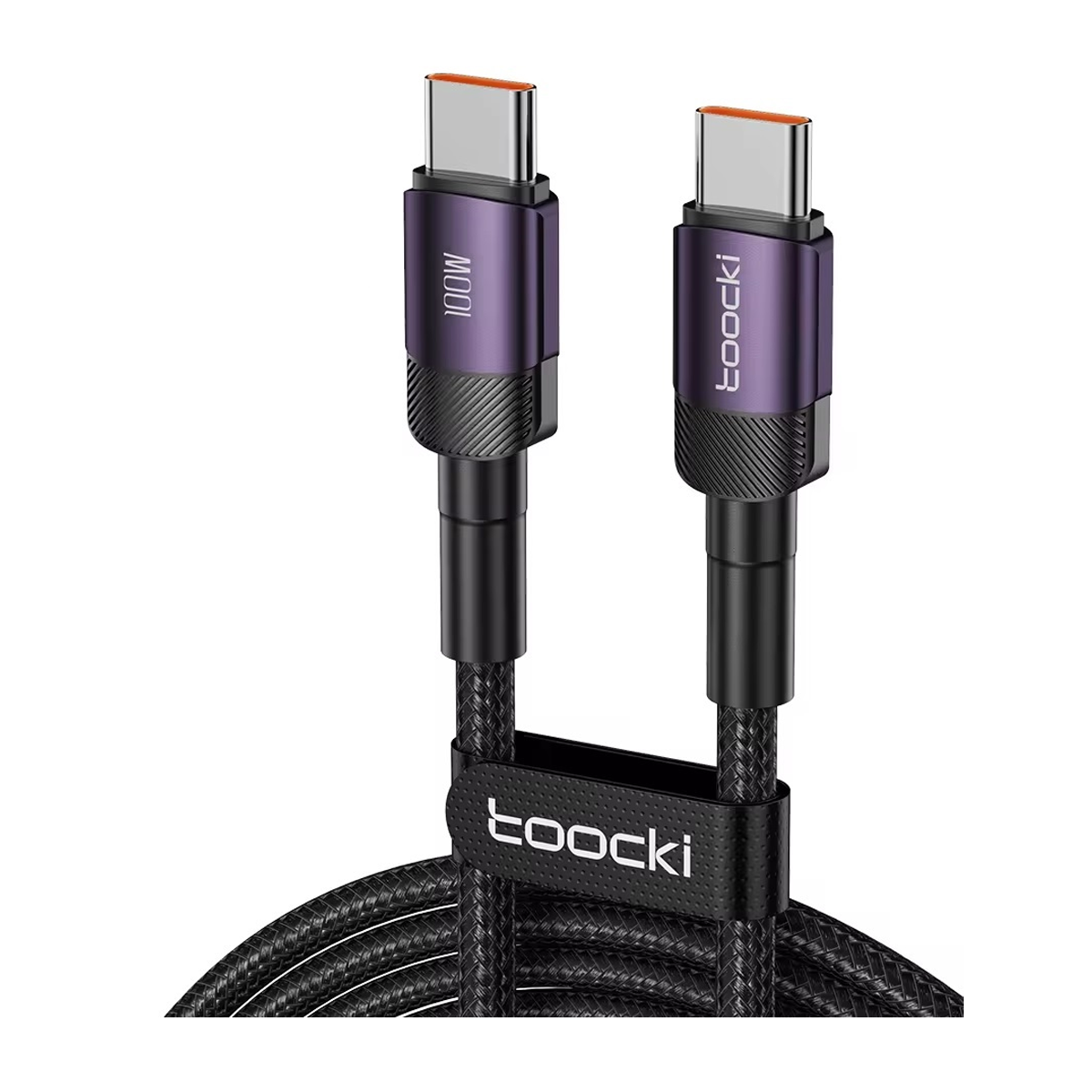 کابل دو سر تایپ سی توکی مدل TQ-X12 طول 1 متر-بنفش کابل دو سر تایپ سی توکی مدل TQ-X12 طول 1 متر-بنفش