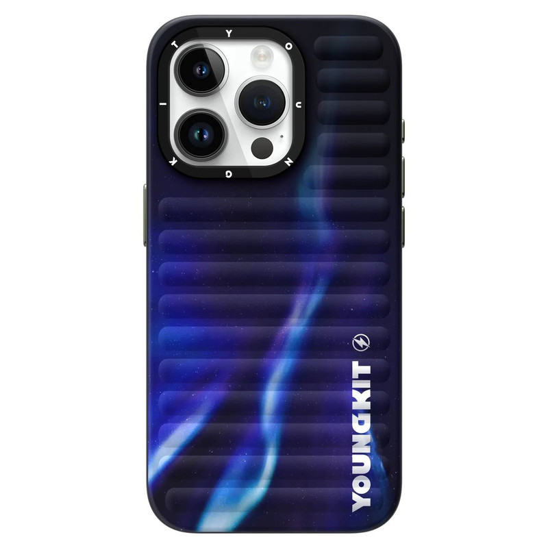 کاور گوشی اپل iphone 15 pro max یانگ کیت مدل Aurora Luggage Magsafe Series