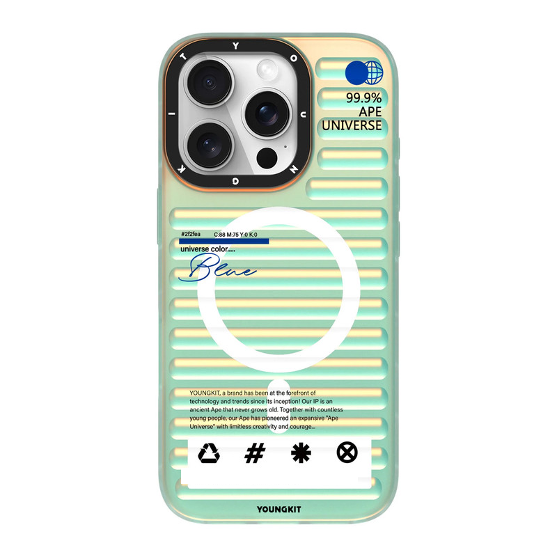 کاور گوشی اپل Iphone 16 pro max یانگ کیت مدل Dynamic color کد Z02 کاور گوشی اپل Iphone 16 pro max یانگ کیت مدل Dynamic color کد Z02