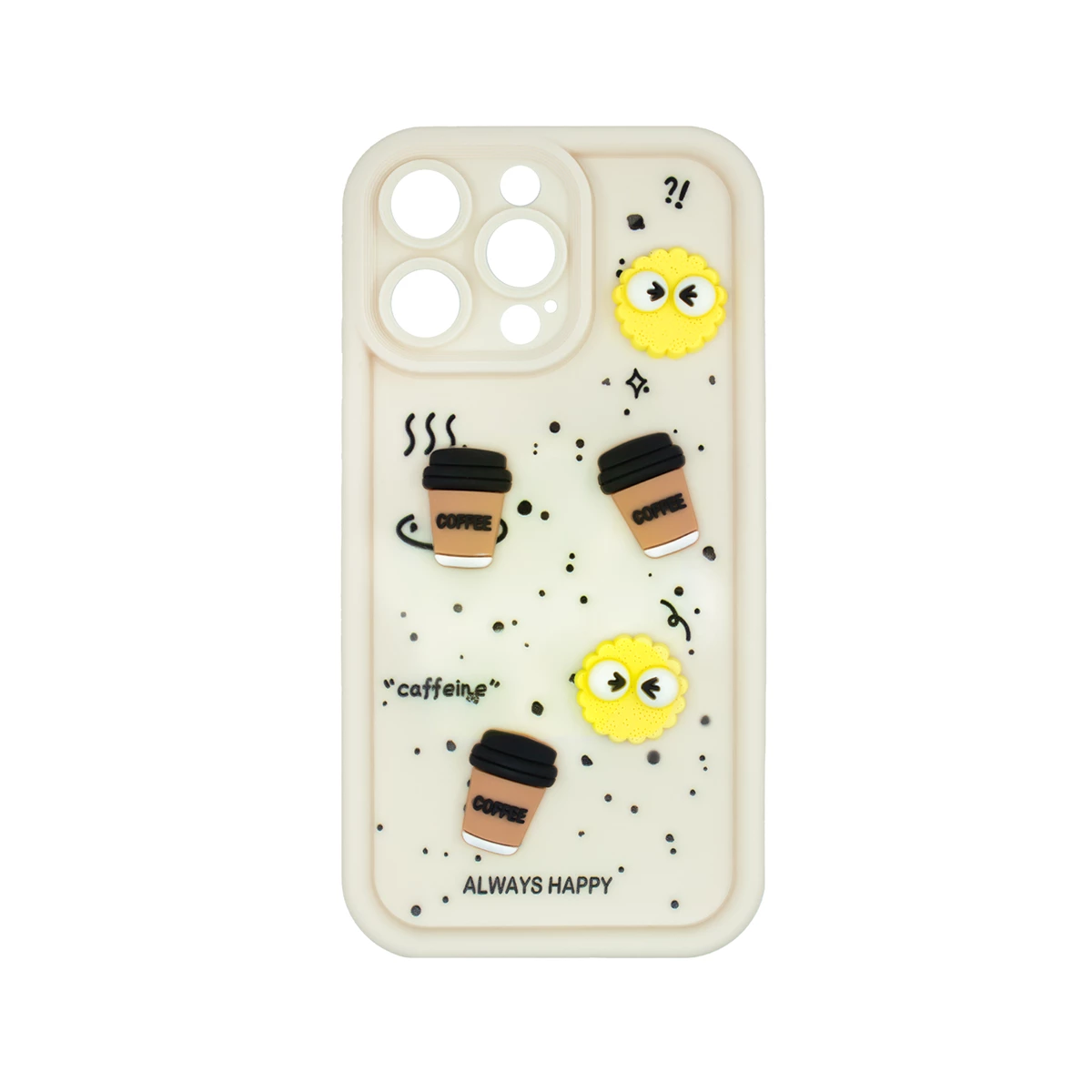 قاب گوشی اپل iPhone 15 Pro Max مدل Solid Hapal-کرم قاب گوشی اپل iPhone 15 Pro Max مدل Solid Hapal-کرم