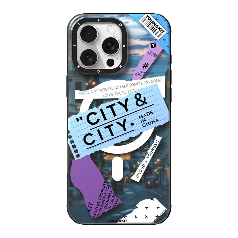 کاور گوشی اپل Iphone 16 pro max یانگ کیت مدل Urban Vibes Stick کد Z01