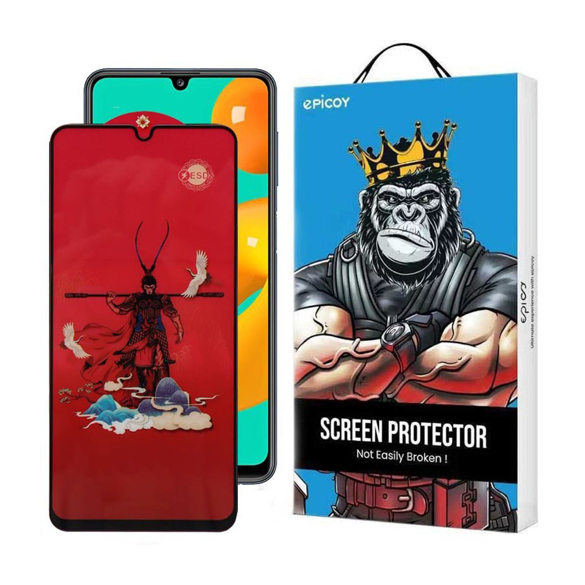 محافظ صفحه نمایش اپیکوی مدل Monkey King مناسب برای گوشی موبایل سامسونگ Galaxy A34 محافظ صفحه نمایش اپیکوی مدل Monkey King مناسب برای گوشی موبایل سامسونگ Galaxy A34