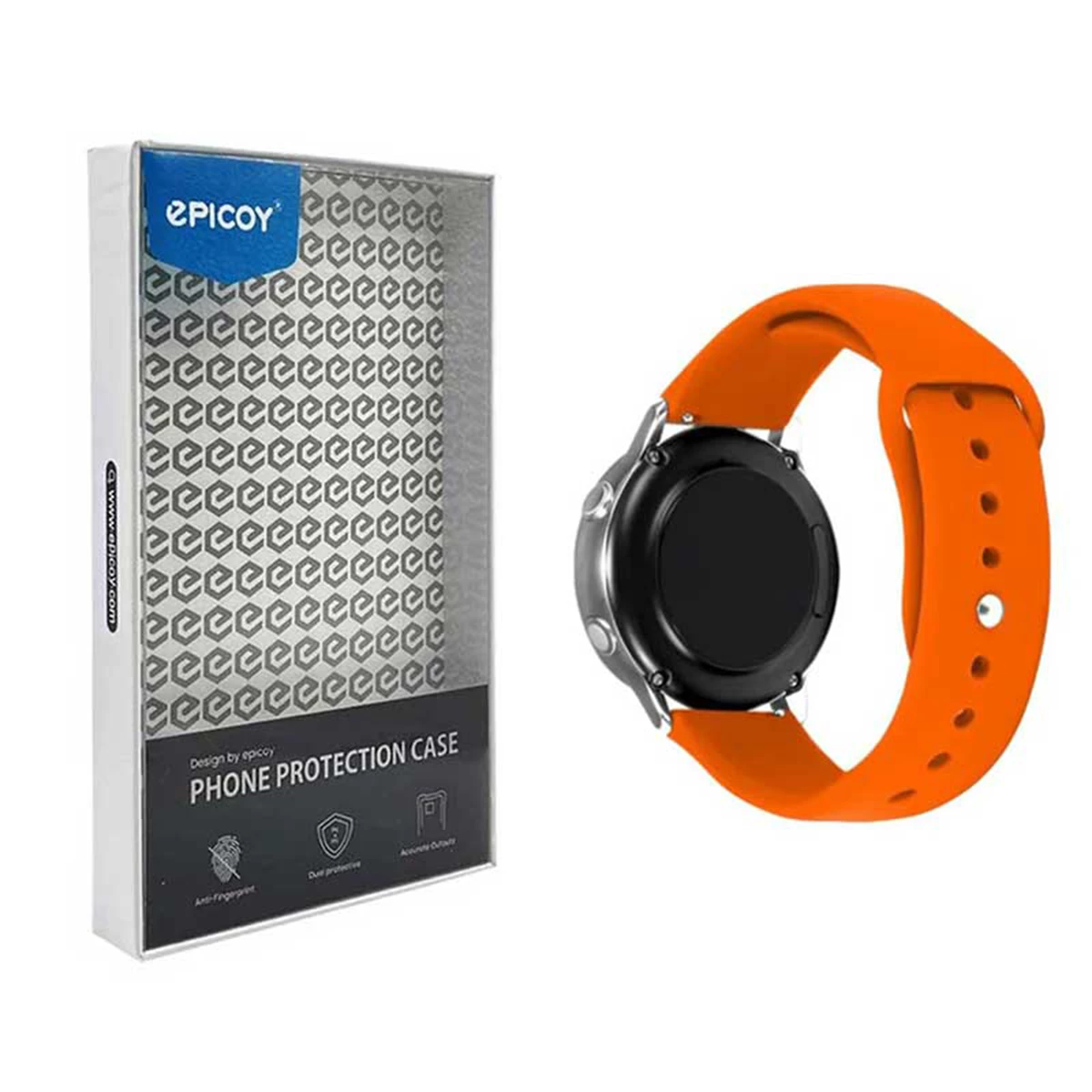 بند ساعت هوشمند سامسونگ Galaxy Watch 20mm اپیکوی مدل SiliconBand-آبی یخی