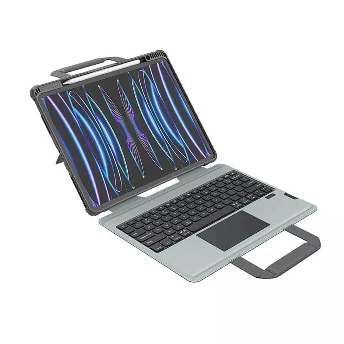کیف کلاسوری کیبورد دار نیلکین مدل Bumper Go Keyboard مناسب برای تبلت اپل iPad Air 13 2024 / iPad Pro 12.9 2022 / 2021 / 2020 کیف کلاسوری کیبورد دار نیلکین مدل Bumper Go Keyboard مناسب برای تبلت اپل iPad Air 13 2024 / iPad Pro 12.9 2022 / 2021 / 2020