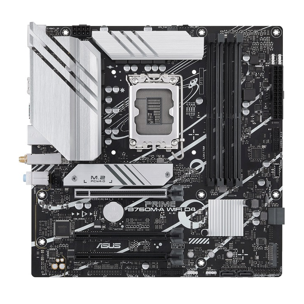 مادربرد ایسوس مدل PRIME B760M-A WIFI D4-مشکی