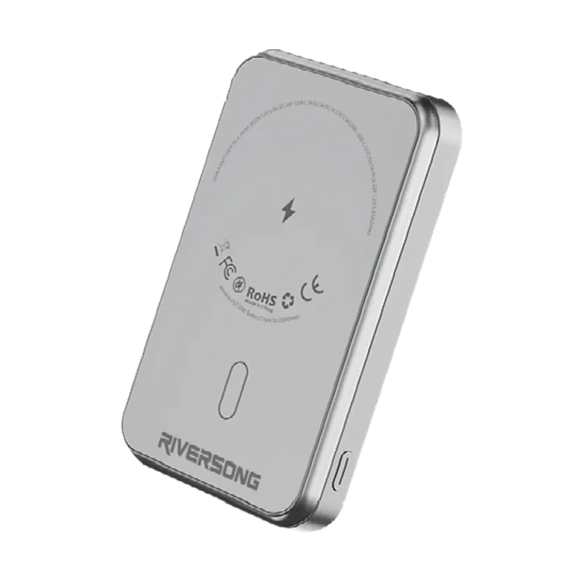 پاوربانک ریورسانگ مدل MagSpeed 10 PB102 ظرفیت 10000 میلی‌ آمپر ساعت-سفید