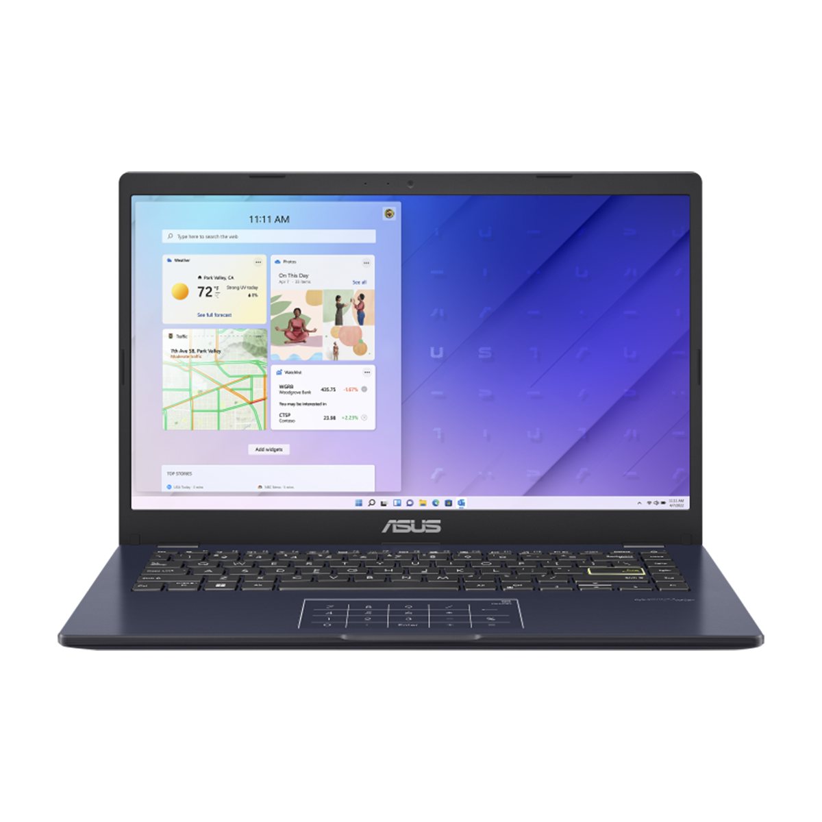 لپ تاپ ایسوس 14 اینچی مدل Vivobook E410KA Celeron N4500 4GB 128GB 64GB-سرمه ای تیره لپ تاپ ایسوس 14 اینچی مدل Vivobook E410KA Celeron N4500 4GB 128GB 64GB-سرمه ای تیره