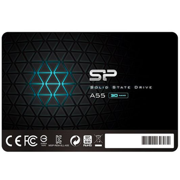  هارد اس اس دی اینترنال سیلیکون پاور مدل Ace A55 ظرفیت 512 گیگابایت-مشکی