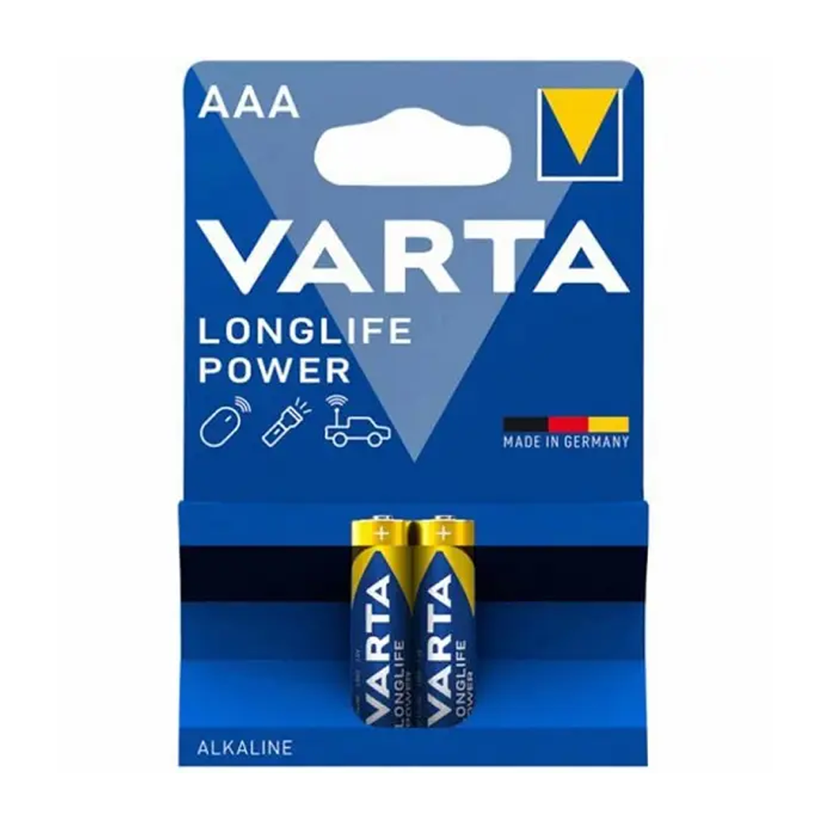 باتری نیم قلمی وارتا مدل longlife power بسته 2 عددی باتری نیم قلمی وارتا مدل longlife power بسته 2 عددی