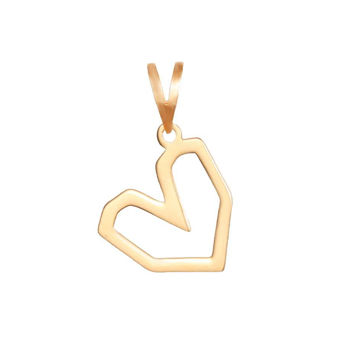 آویز طلا زنانه طرح قلب جذاب قو طلایی کد 035116-0.65 آویز طلا زنانه طرح قلب جذاب قو طلایی کد 035116-0.65