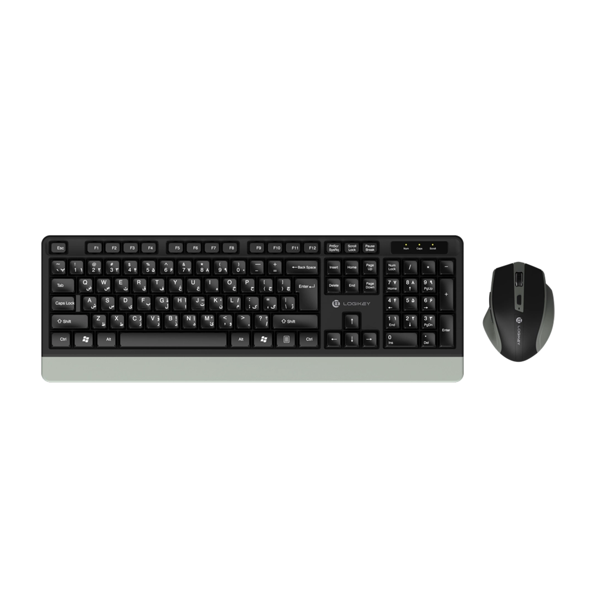 کیبورد و ماوس بی سیم لاجی کی مدل KM226B-مشکی کیبورد و ماوس بی سیم لاجی کی مدل KM226B-مشکی