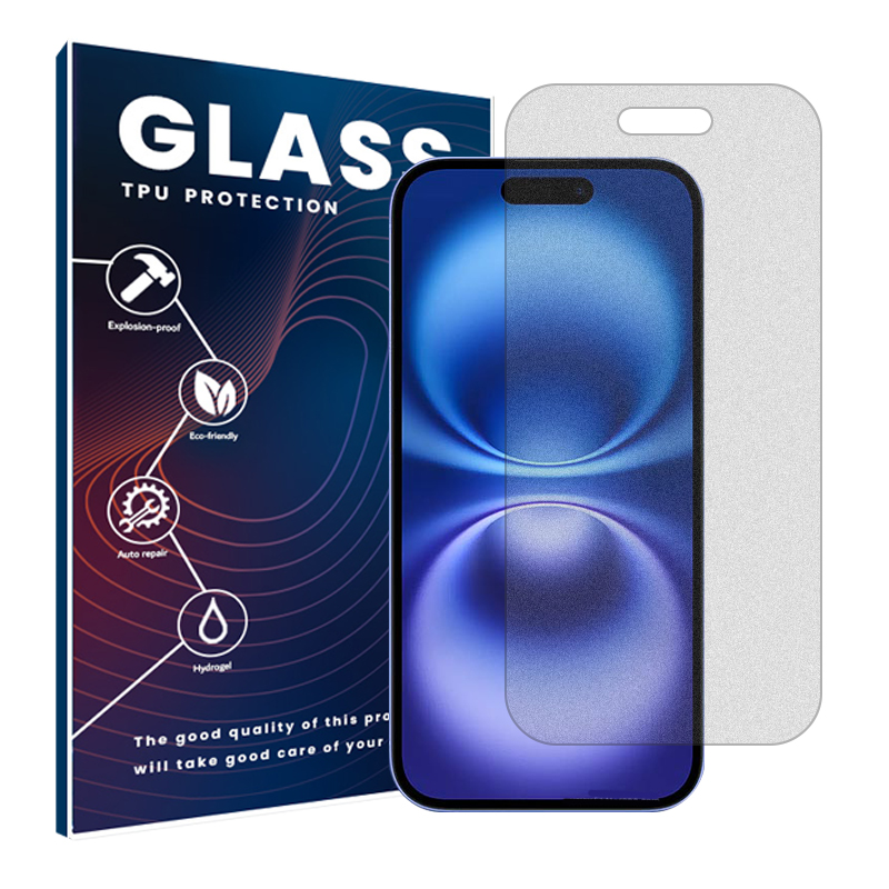 محافظ صفحه نمایش مات گلس مدل Resistant مناسب برای گوشی موبایل اپل iPhone 16 Plus محافظ صفحه نمایش مات گلس مدل Resistant مناسب برای گوشی موبایل اپل iPhone 16 Plus