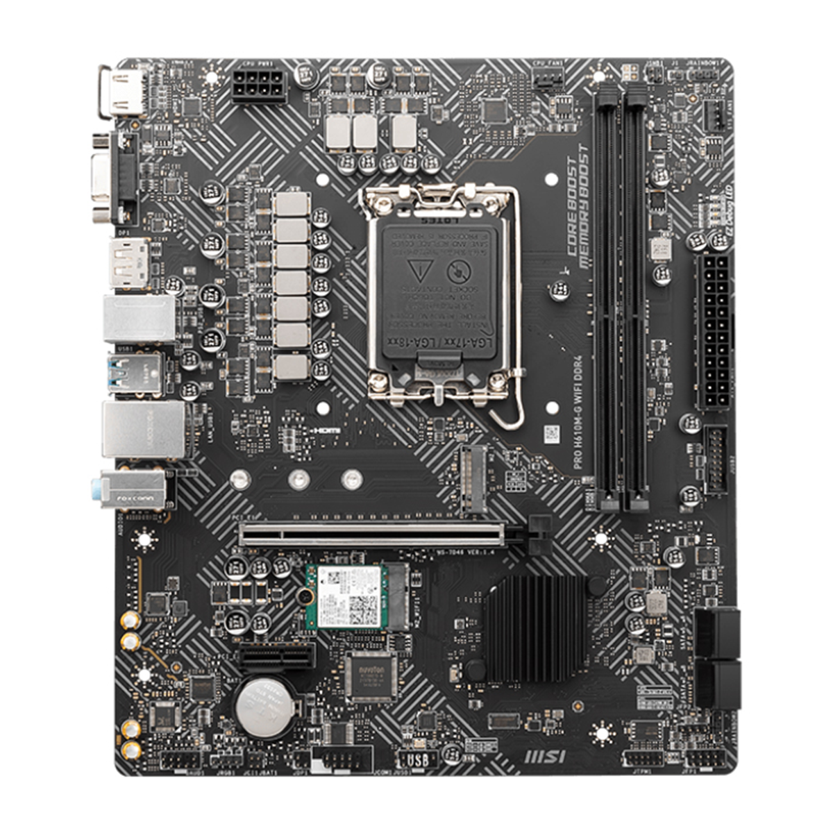 مادربرد ام اس آی مدل PRO H610M-G WIFI DDR5 مادربرد ام اس آی مدل PRO H610M-G WIFI DDR5