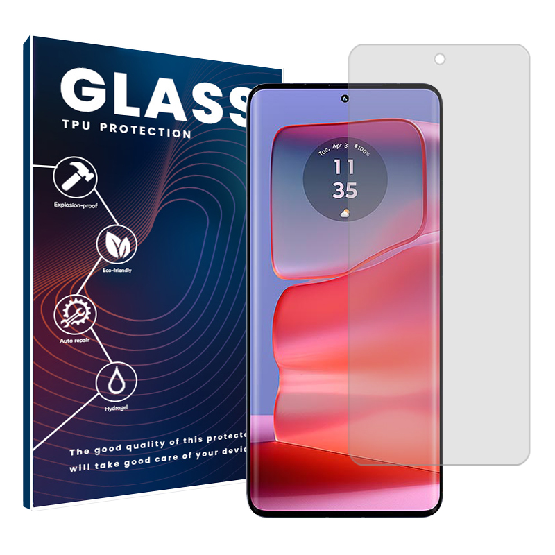 محافظ صفحه نمایش شفاف گلس مدل Resistant مناسب برای گوشی موبایل موتورولا Edge 50 Pro محافظ صفحه نمایش شفاف گلس مدل Resistant مناسب برای گوشی موبایل موتورولا Edge 50 Pro